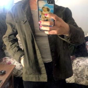 Green Jean Jacket